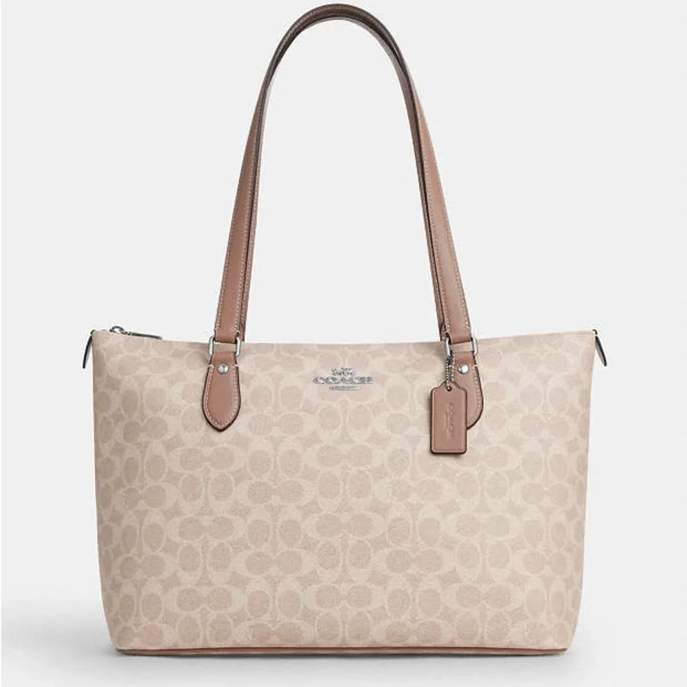 Gallery Tote Bag In Signature Canvas - Picture 1 of 8